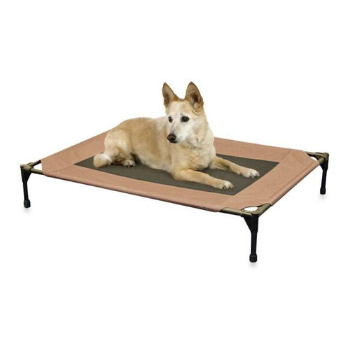 K&H Cooling Elevated Pet Cot Tan