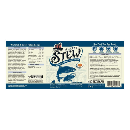 Redbarn Whitefish & Sweet Potato Hearty Stew Dog Food