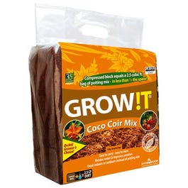 PLANT!T Coco Coir Planting Mix, Organic, 9.14-Lbs.