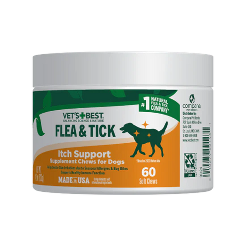 Vet's Best Flea & Tick Itch Support Soft Chews for Dogs