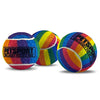 Petsport Rainbow Squeak Ball Dog Toy (1.8 3-Pack)