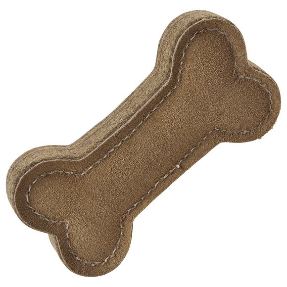 Ethical Pet Spot Dura-Fused Leather Chunky Bone Dog Toy (6