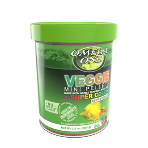 Omega One® Slow-Sinking Veggie Mini Pellets