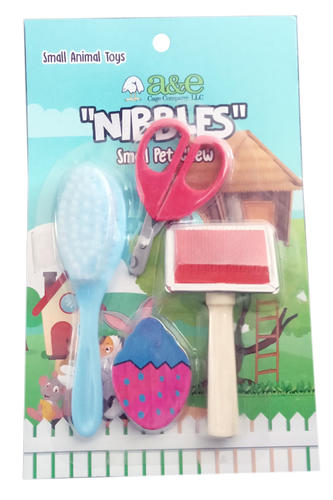 A & E Cage Nibbles Small Animal Grooming Kit