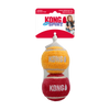 KONG Sport Softies Ball 2-Pk Assorted Dog Toy (Large 2-Pk)