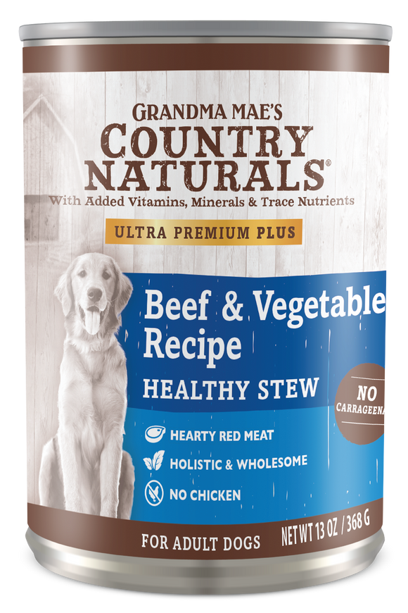 Grandma Mae's Country Naturals Beef & Vegetable Recipe Healthy Stew (13 oz)