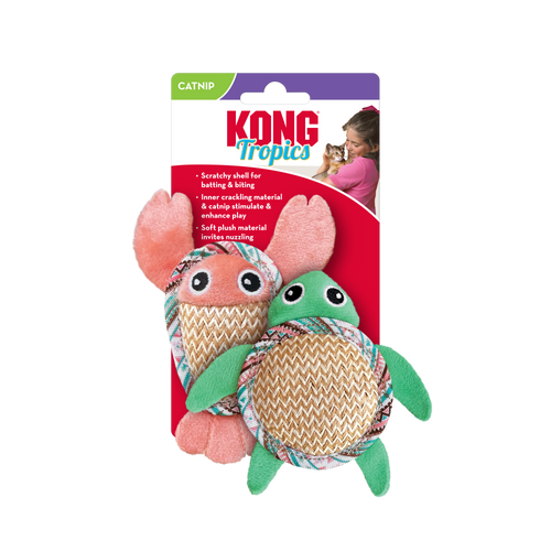 KONG Tropics Pals Cat Toy (2-Pk)