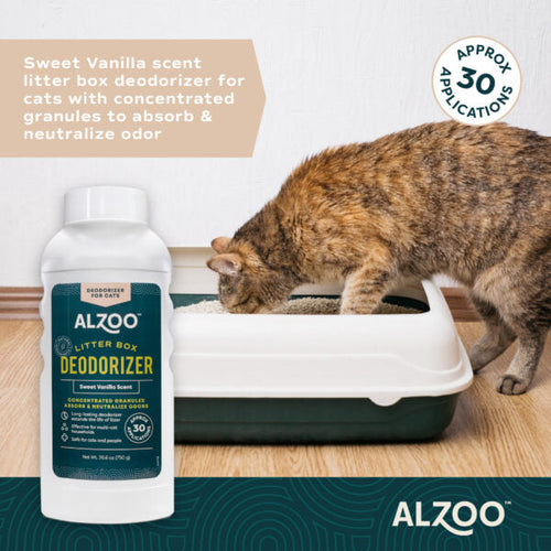 Alzoo Mineral-Based Cat litter Deodorizer – Sweet Vanilla