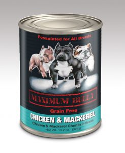 Maximum Bully Chicken & Mackerel Chunks in Broth Dog Food