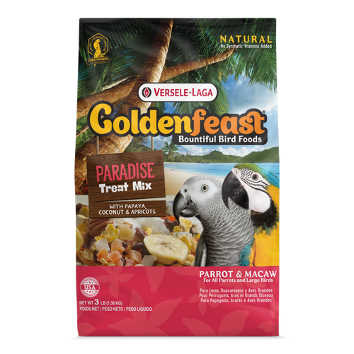 Goldenfeast Paradise Treat Mix for Parrot & Macaw (3 lb)