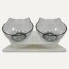 Goo-eez Ergonomic Double Bowl Cat Feeder