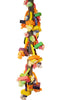 A & E Cage Happy Beaks Hanging Wood Blocks on Rope Large Bird Toy