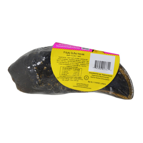 Jones Stuffed Hooves – Peanut Butter Flavor Filled Beef Hooves