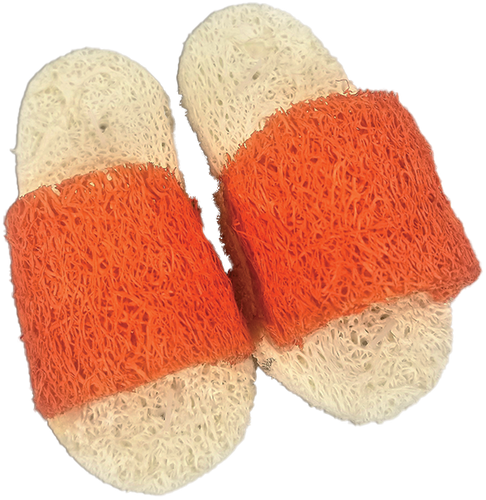 A&E Cage Company Nibblers Loofah Sandals