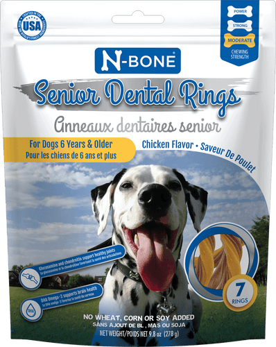 N-Bone® Senior Dental Rings Chicken Flavor (9.8 Oz.)