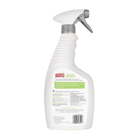 Nature's Miracle Air Care, Fabric and Surface Spray Aloe Rain Scent Pet Odor Eliminator Deodorizer (24 oz spray)