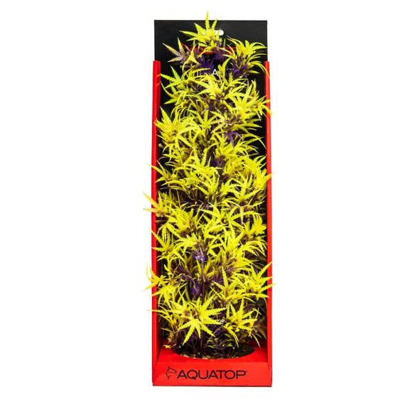 Aquatop Vibrant Fluorescent Cannabis Olive Plant