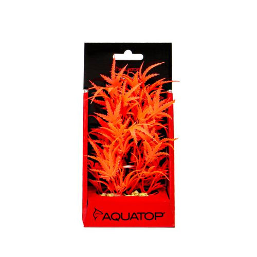 Aquatop Vibrant Fluorescent Cannabis Red Plant (6 inch)