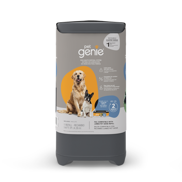 Pet Genie Dog Waste Disposal System (Gray)