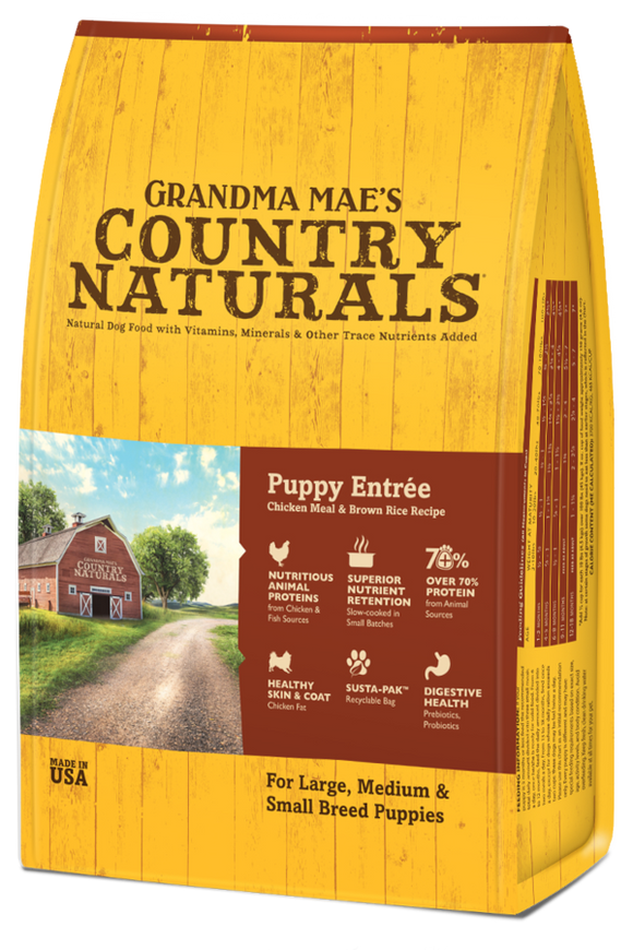 Grandma Mae's Country Naturals Puppy Entrée Dog Food (24 lb)