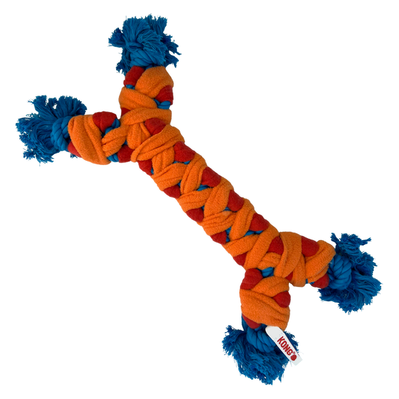 KONG Rope Rally Bone Dog Toy