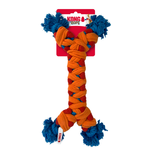 KONG Rope Rally Bone Dog Toy