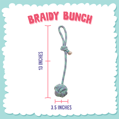 Snugarooz Braidy Bunch Rope Toy