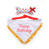 ZippyPaws Birthday Bandana and Bone Squeaky Dog Toy