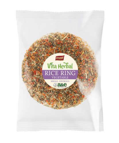 VitaPol Vita Herbal Rice Ring Circle Rice Cake Treats Vegetable (0.06 lb - Vegetable)