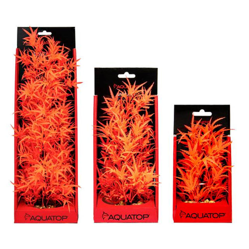 Aquatop Vibrant Fluorescent Cannabis Red Plant (6 inch)