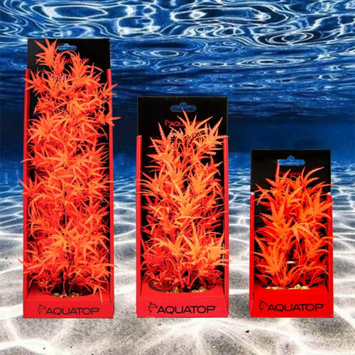 Aquatop Vibrant Fluorescent Cannabis Red Plant (6 inch)