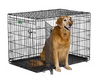 Midwest iCrate 1542DD Double Door Folding Dog Crate (42 x 28 x 30)