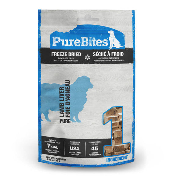 PureBites Lamb Liver Dog Treats (3.35 Oz)