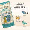 Meowee! Savory Spoonables with Tuna, Chicken + Duck Wet Treats for Cats