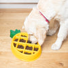 ZippyPaws Happy Bowl Pineapple Slow Feeder Dog Bowl (14 x 9 x 2.25 in - 4 cups)