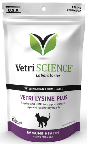 VetriScience Vetri-Lysine Plus Immune Health Bite-Sized Cat Chews