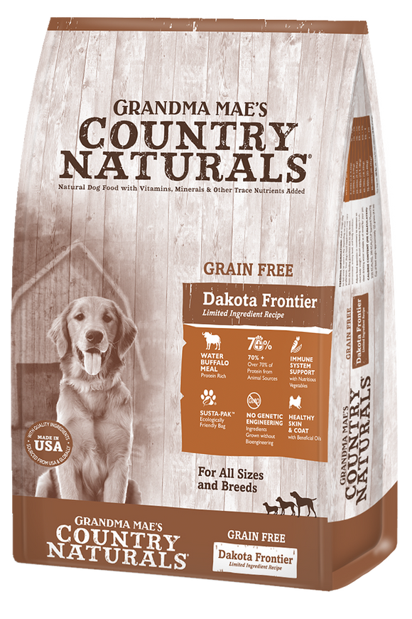 Grandma Mae's Country Naturals Grain Free Dakota Frontier Buffalo Meal