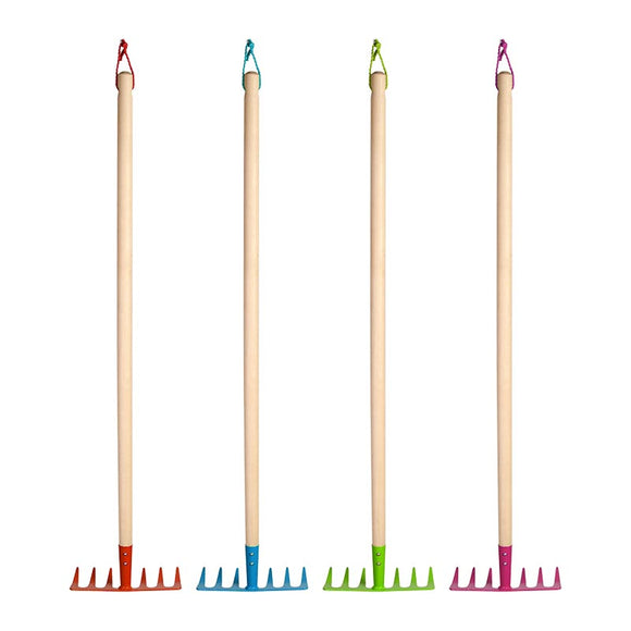 Esschert Design Children’s Rake Bright Colors