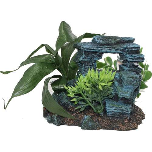 EXOTIC ENVIRONMENTS ROCK ARCH W/PLANTS (SMALL)