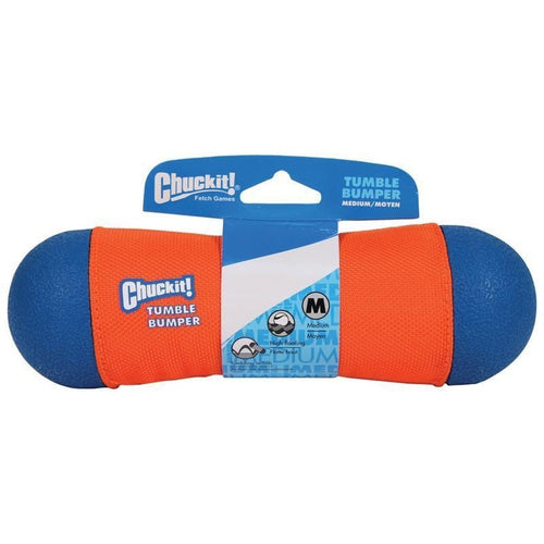 CHUCKIT! TUMBLE BUMPER (MD, BLUE/ORANGE)