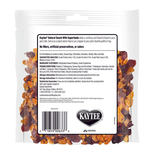 Kaytee Natural Snack Cranberry Sweet Potato (3 oz)