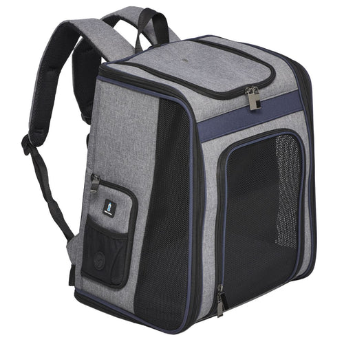 MidWest Day Tripper Gray Pet Backpack, Grey