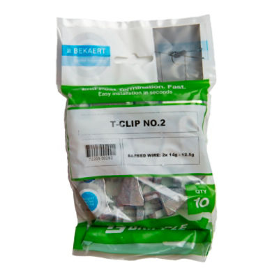 Bekaert Gripple T-Clip 2-Barbed Wire (10-count bags)