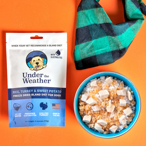 Under the Weather Turkey, Rice, & Sweet Potato Bland Diet For Dogs