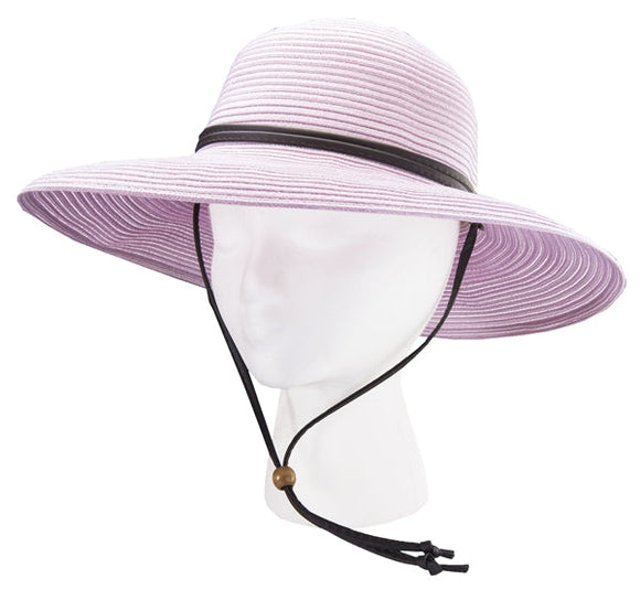 Sloggers Women's Braided Sun Hat Earth Lavender UPF 50+ (Earth Lavender)