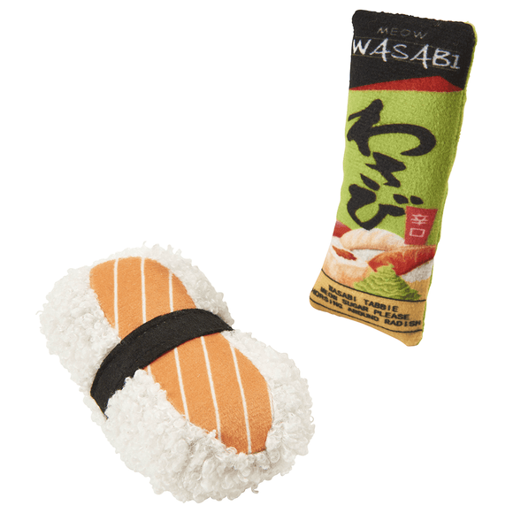 Ethical Pet SPOT Sushi Take-Out 2Pk Assorted Cat Toy (2Pk Assorted)
