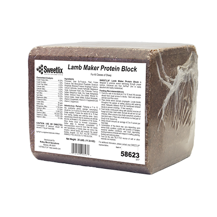 Sweetlix Ultralyx Lamb Maker™ Protein Pressed Block