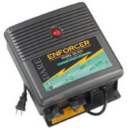 Electric Fence Charger, 150-Acre, Low Impedance, Plug-In, 110-Volt