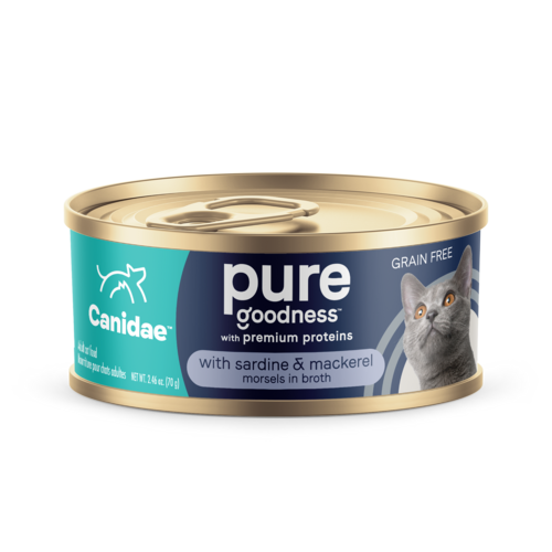 CANIDAE® PURE  With Sardine and Mackerel in Broth Wet Cat Food