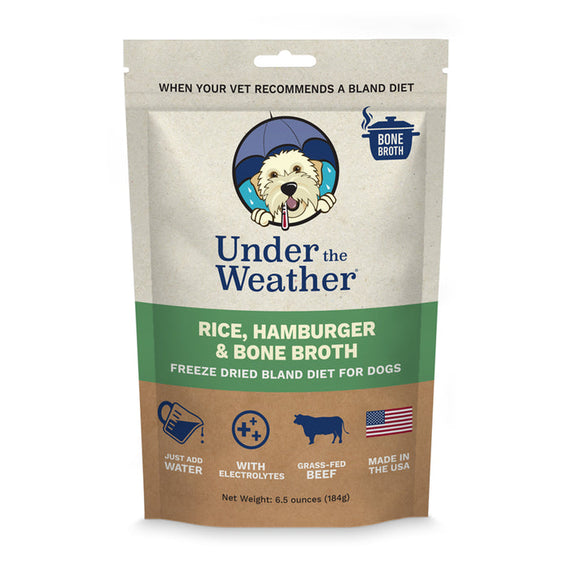 Under the Weather Hamburger, Rice, & Bone Broth Bland Diet For Dogs (6 oz)